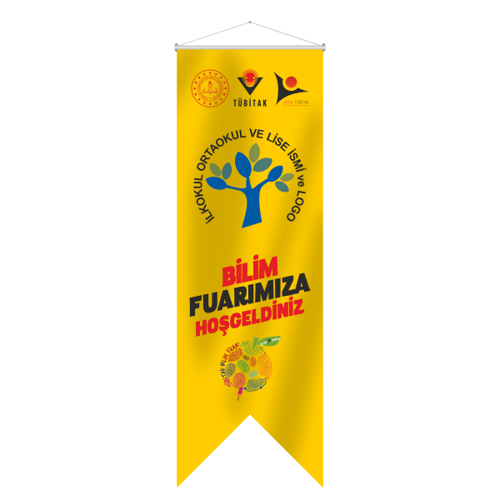 Bilim Fuarı Kırlangıç Flama 50x150 cm-5