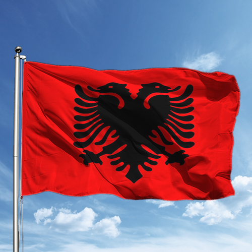 Arnavutluk Ülke Bayrağı 150*225