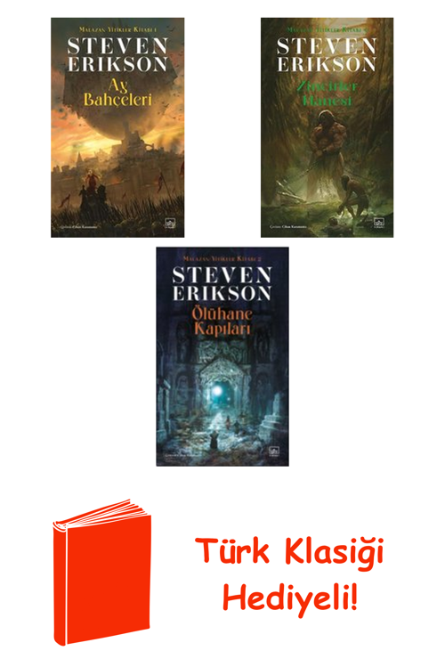 Steven Erikson 3 Kitap Seti + Türk Klasiği Hediye