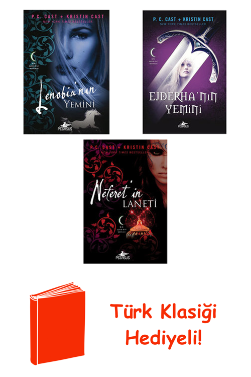 P. C. Cast 3 Kitap Seti + Türk Klasiği Hediye