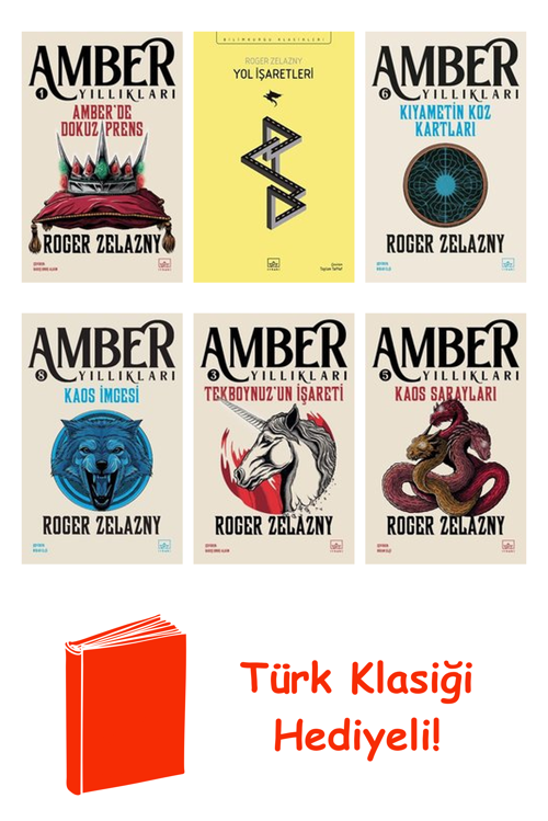 Roger Zelazny 6 Kitap Seti + Türk Klasiği Hediye