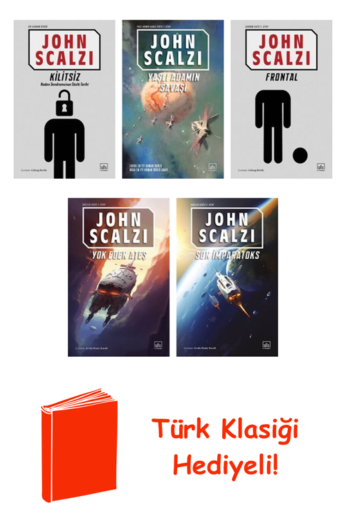 John Scalzi 5 Kitap Seti + Türk Klasiği Hediye