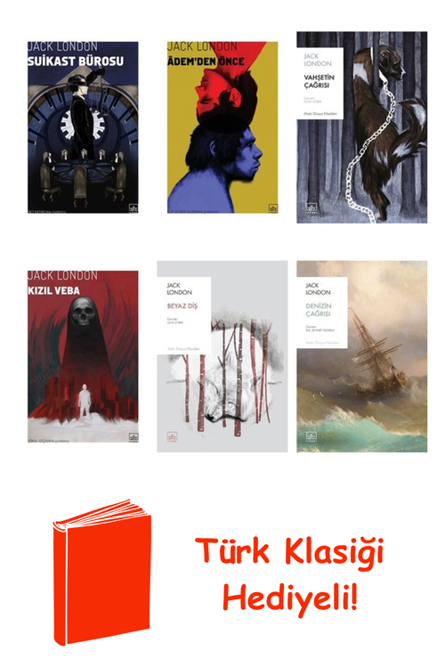 Jack London 6 Kitap Seti + Türk Klasiği Hediye