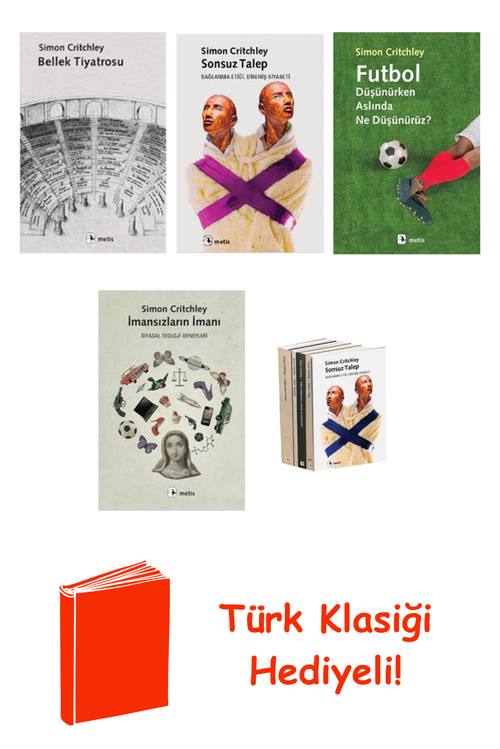 Simon Critchley 5 Kitap Seti + Türk Klasiği Hediye