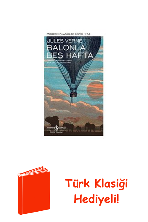 Balonla Beş Hafta - Modern Klasikler 174 + Türk Klasiği Hediye