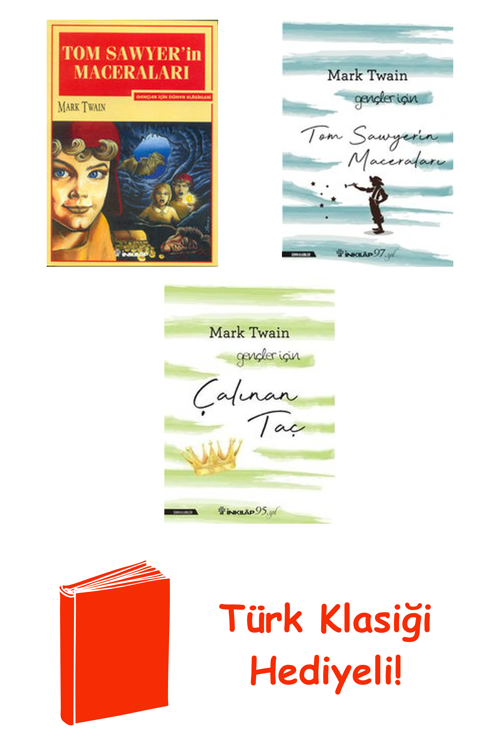 Mark Twain 3 Kitap Seti + Türk Klasiği Hediye