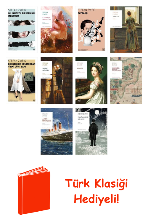 Stefan Zweig 10 Kitap Seti + Türk Klasiği Hediye