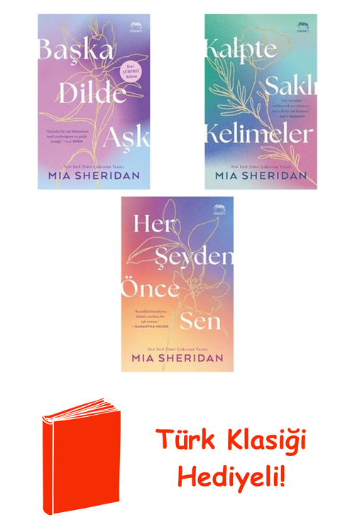 Mia Sheridan 3 Kitap Seti + Türk Klasiği Hediye