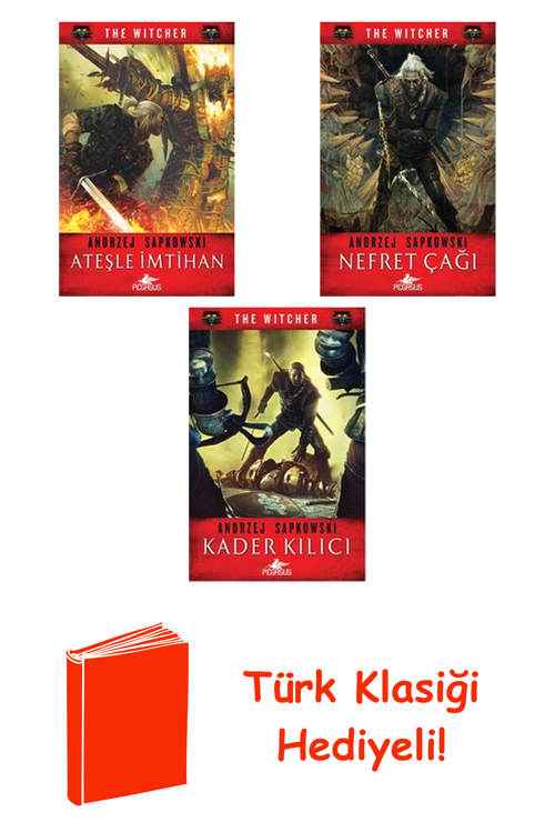 Andrzej Sapkowski 3 Kitap Seti + Türk Klasiği Hediye