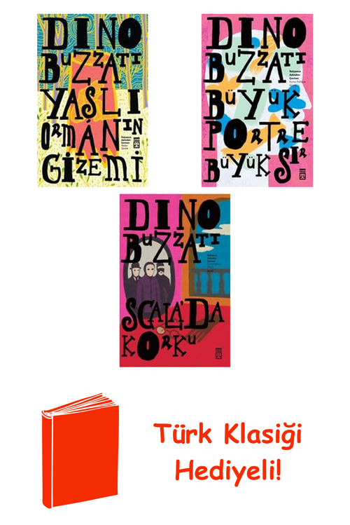 Dino Buzzati 3 Kitap Seti + Türk Klasiği Hediye