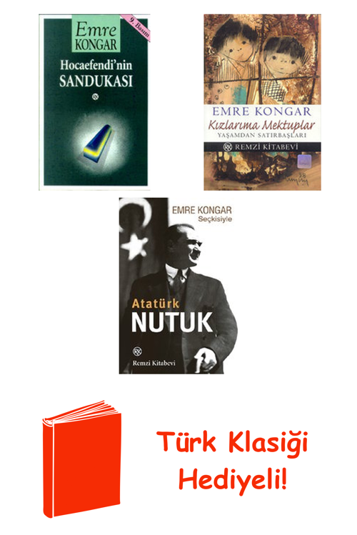 Emre Kongar 3 Kitap Seti + Türk Klasiği Hediye