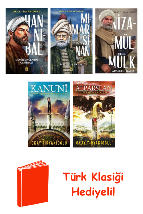 Okay Tiryakioğlu 5 Kitap Seti + Türk Klasiği Hediye