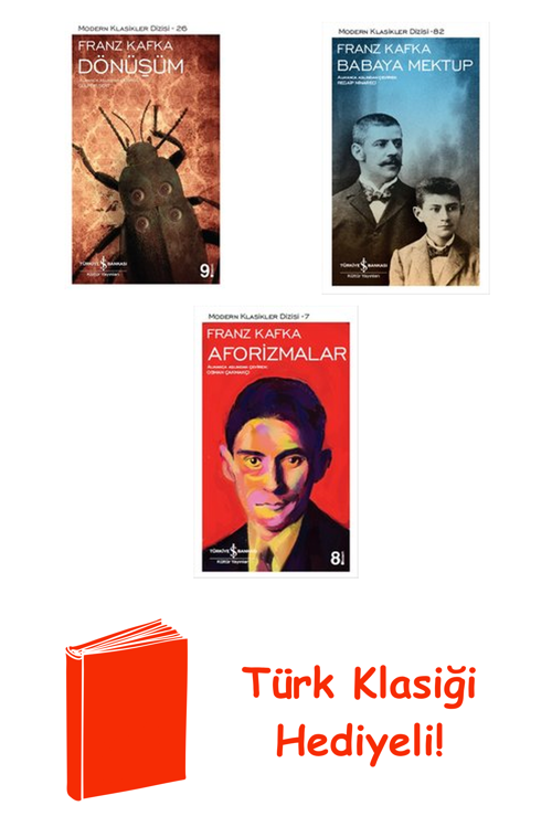Franz Kafka 3 Kitap Seti + Türk Klasiği Hediye