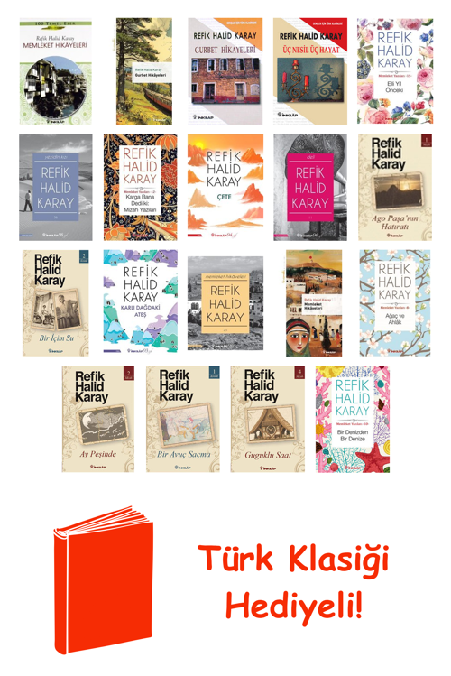 Refik Halid Karay 19 Kitap Seti + Türk Klasiği Hediye