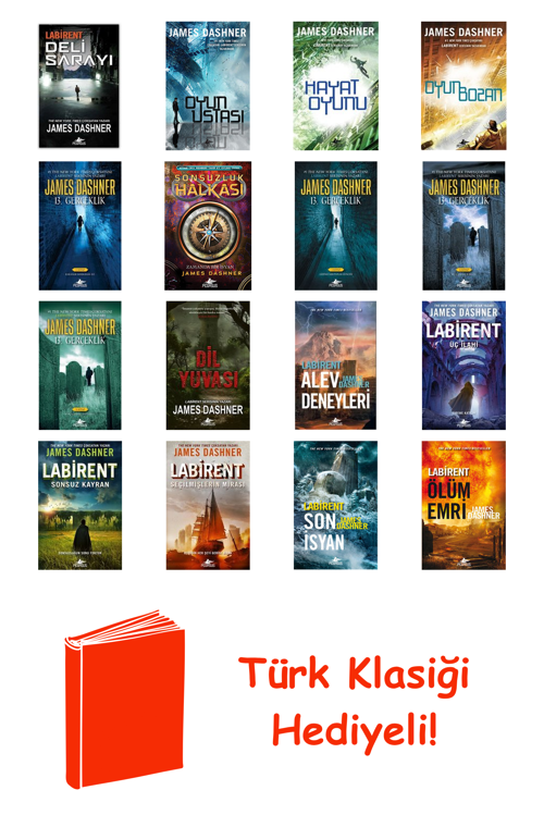 James Dashner 16 Kitap Seti + Türk Klasiği Hediye