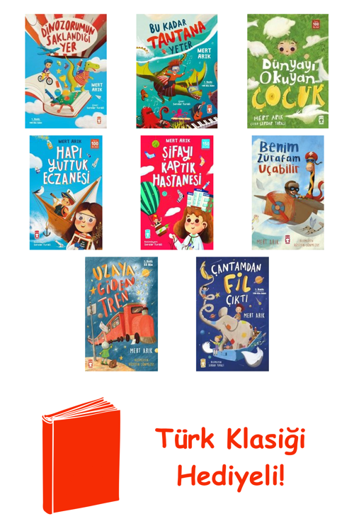 Mert Arık 8 Kitap Seti + Türk Klasiği Hediye