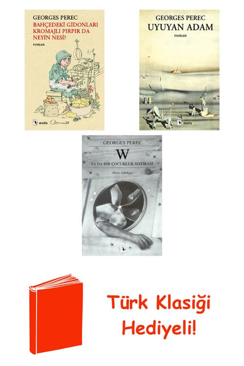 Georges Perec 3 Kitap Seti + Türk Klasiği Hediye