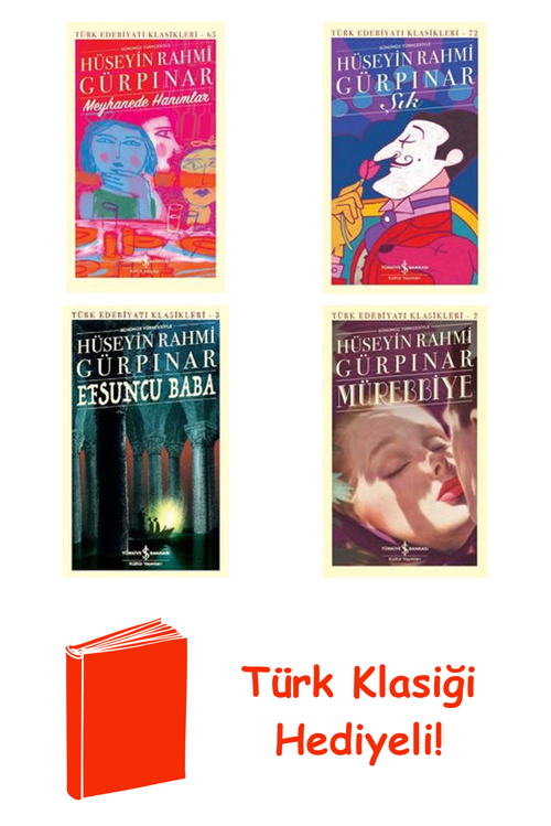 Hüseyin Rahmi Gürpınar 4 Kitap Seti + Türk Klasiği Hediye