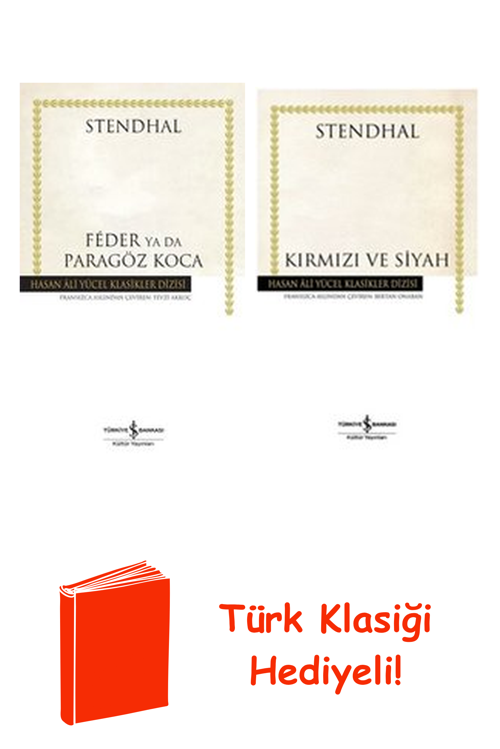 Henri Beyle Stendhal 2 Kitap Seti + Türk Klasiği Hediye