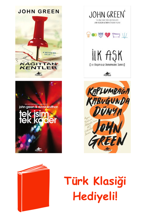 John Green 4 Kitap Seti + Türk Klasiği Hediye