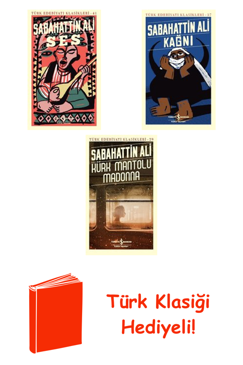 Sabahattin Ali 3 Kitap Seti + Türk Klasiği Hediye
