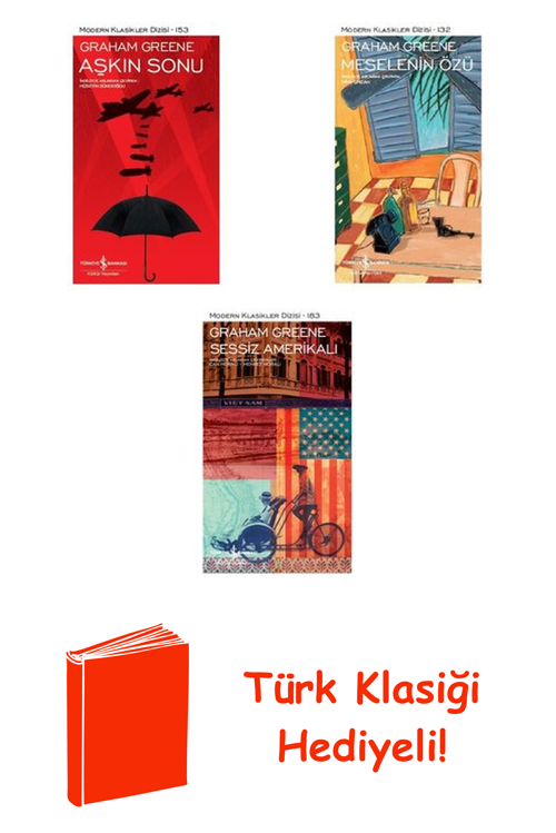 Graham Greene 3 Kitap Seti + Türk Klasiği Hediye