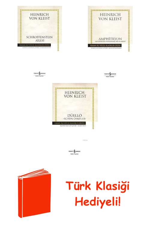 Heinrich Von Kleist 3 Kitap Seti + Türk Klasiği Hediye