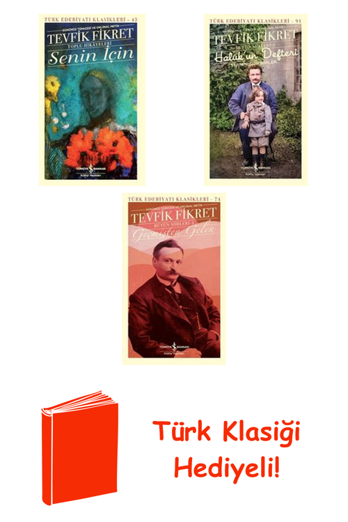 Tevfik Fikret 3 Kitap Seti + Türk Klasiği Hediye