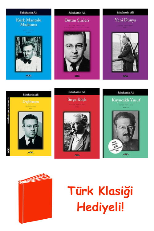 Sabahattin Ali 6 Kitap Seti + Türk Klasiği Hediye