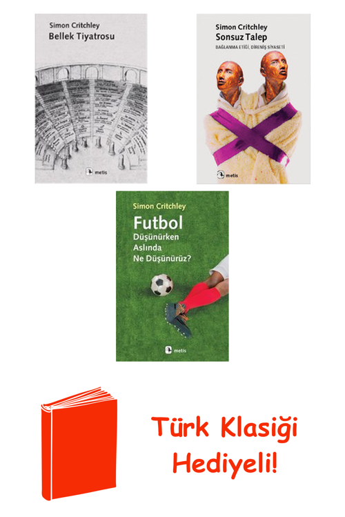 Simon Critchley 3 Kitap Seti + Türk Klasiği Hediye