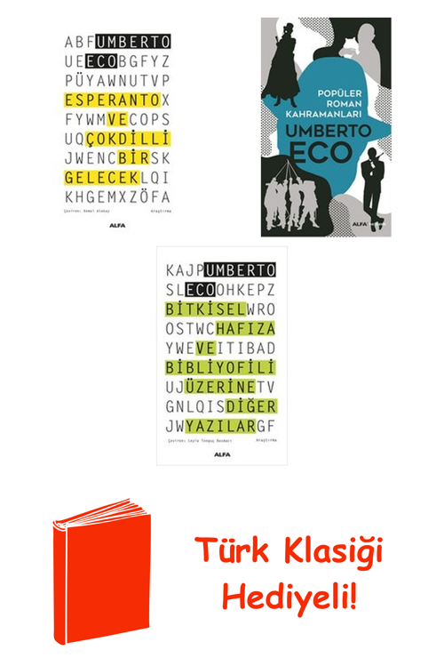 Umberto Eco 3 Kitap Seti + Türk Klasiği Hediye