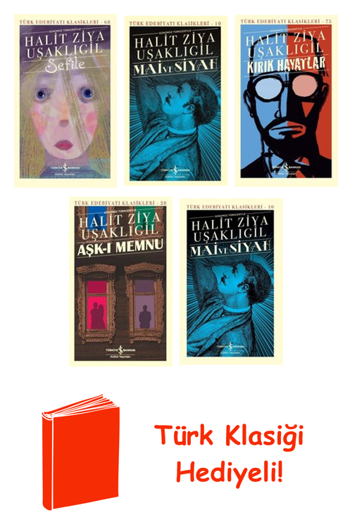 Halid Ziya Uşaklıgil 5 Kitap Seti + Türk Klasiği Hediye