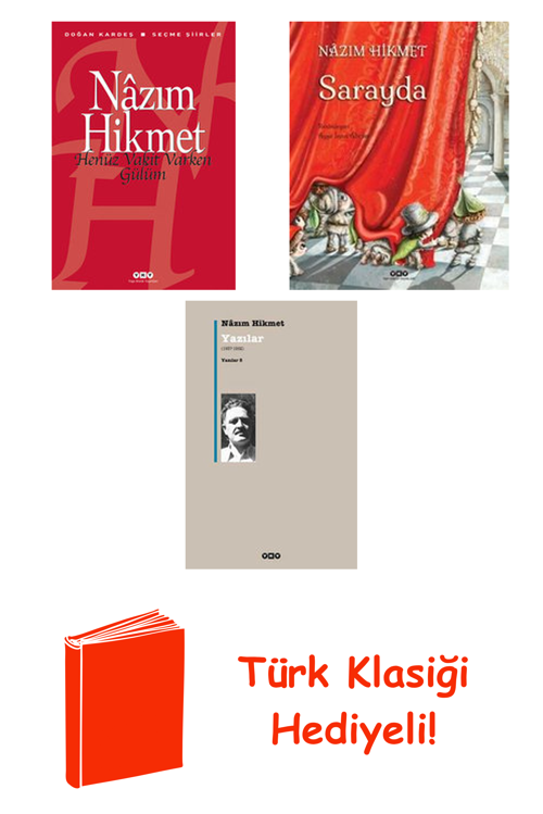 Nazım Hikmet 3 Kitap Seti + Türk Klasiği Hediye