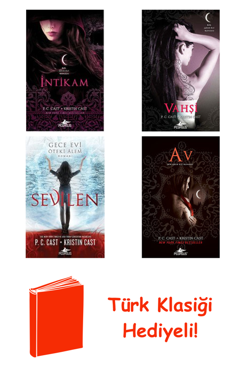 Kristin Cast 4 Kitap Seti + Türk Klasiği Hediye