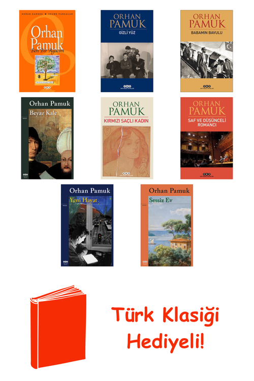 Orhan Pamuk 8 Kitap Seti + Türk Klasiği Hediye