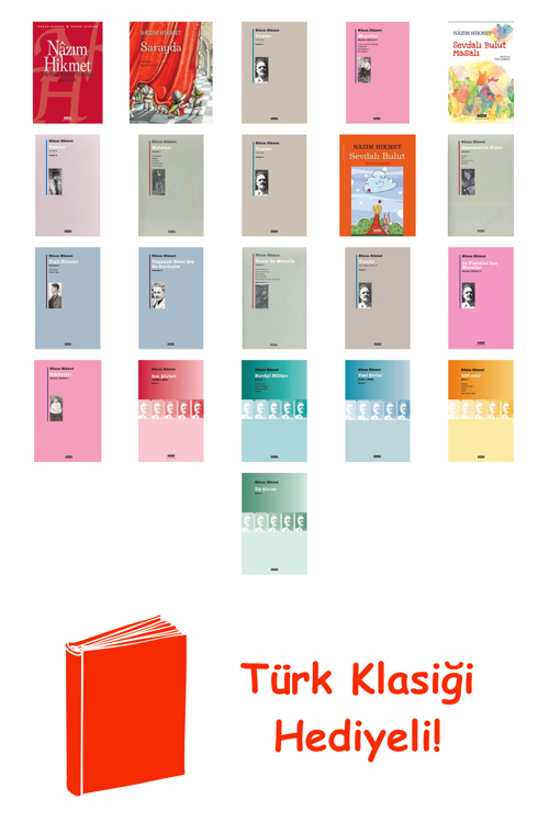 Nazım Hikmet 21 Kitap Seti + Türk Klasiği Hediye