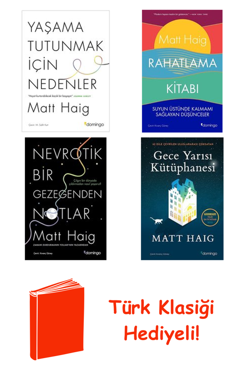 Matt Haig 4 Kitap Seti + Türk Klasiği Hediye
