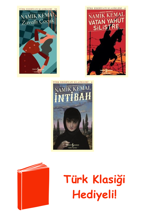 Namık Kemal 3 Kitap Seti + Türk Klasiği Hediye
