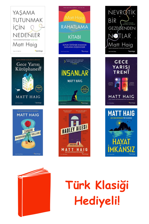 Matt Haig 9 Kitap Seti + Türk Klasiği Hediye