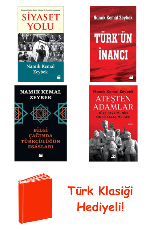 Namık Kemal Zeybek 4 Kitap Seti + Türk Klasiği Hediye