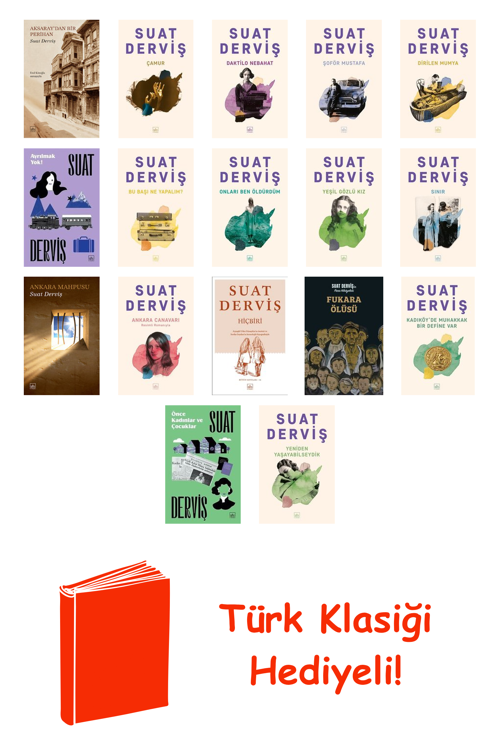 Suat Derviş 17 Kitap Seti + Türk Klasiği Hediye