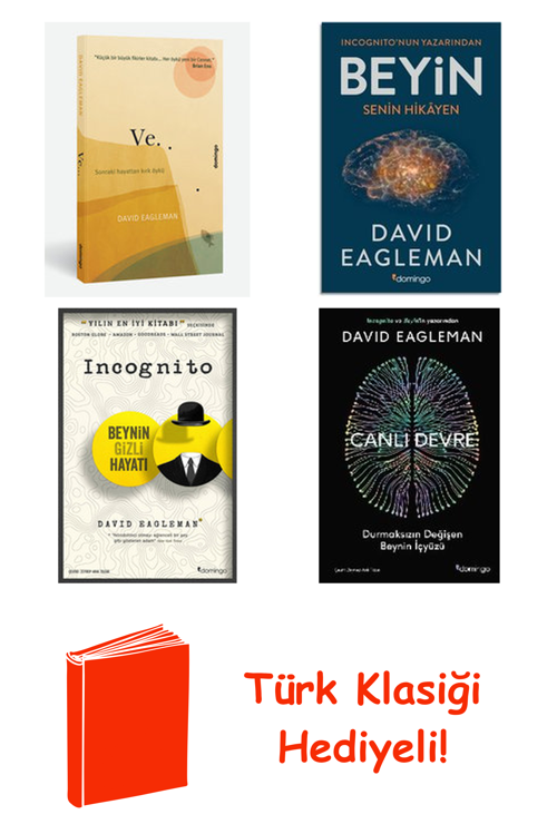 David Eagleman 4 Kitap Seti + Türk Klasiği Hediye