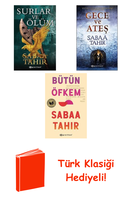 Sabaa Tahir 3 Kitap Seti + Türk Klasiği Hediye