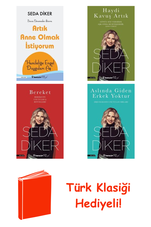 Seda Diker 4 Kitap Seti + Türk Klasiği Hediye