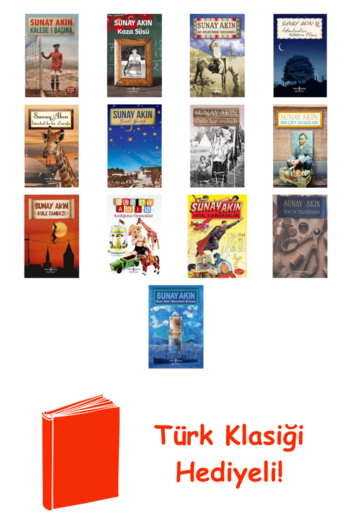 Sunay Akın 13 Kitap Seti + Türk Klasiği Hediye