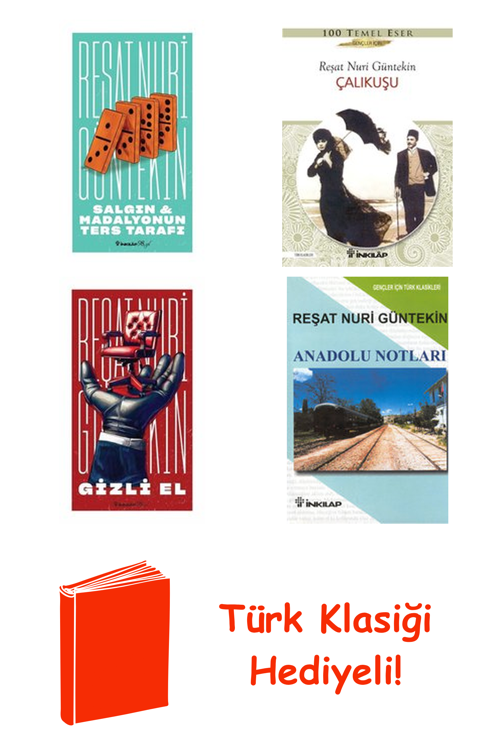 Reşat Nuri Güntekin 4 Kitap Seti + Türk Klasiği Hediye