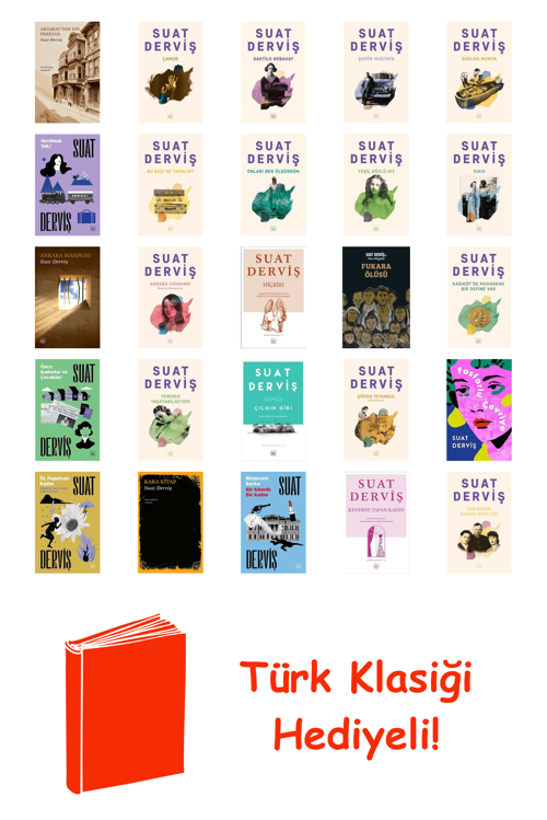 Suat Derviş 25 Kitap Seti + Türk Klasiği Hediye