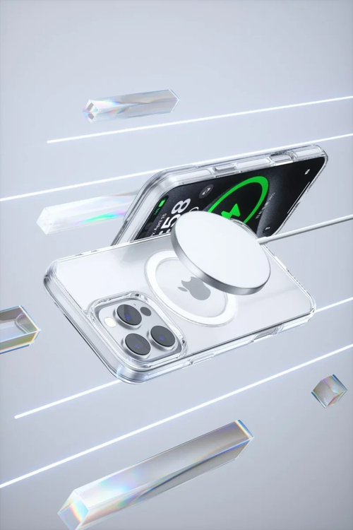 Joko İphone 16 Pro Gleam Pc Sert Magsafe Kılıf - Şeffaf