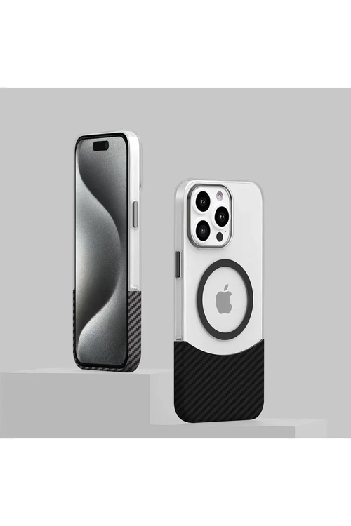 Joko İphone 16 Carbon Puzzle Magsafe Kapak - Yeşil