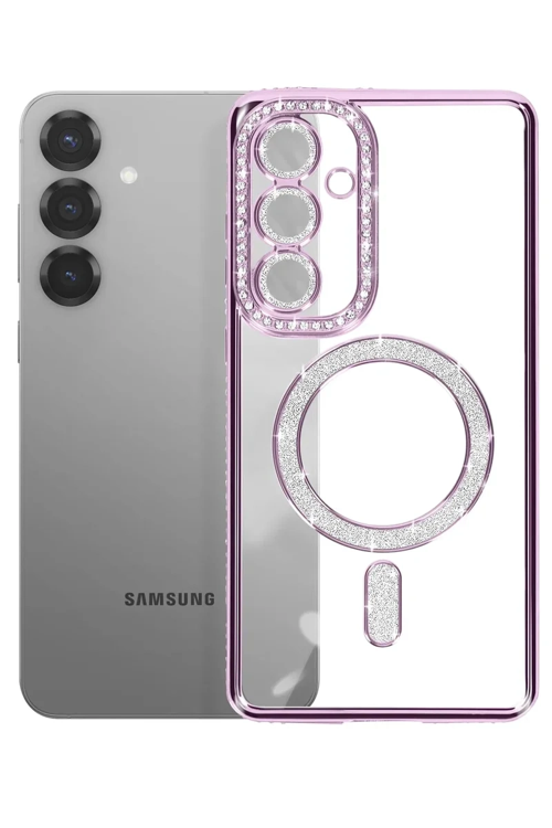 Joko Samsung Galaxy S26 Joke Simli Magneticsafe Kılıf - Derin Mor